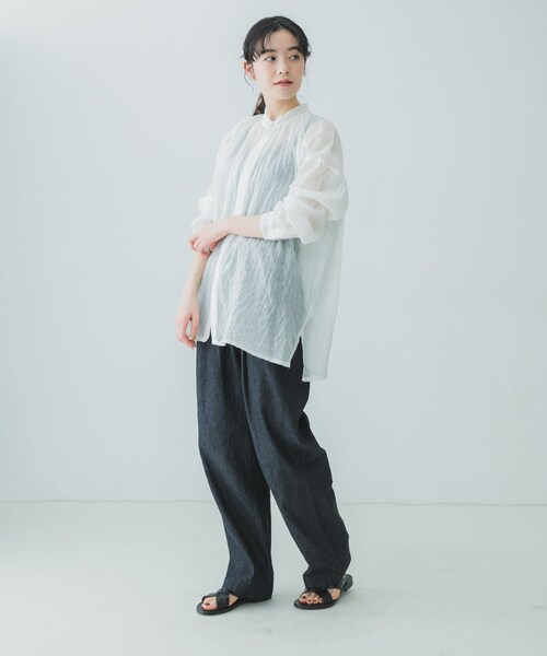 COSMIC WONDER（コズミックワンダー）の「COSMIC WONDER Clestial farmer shirts（その他・レディース・Black/White・M）」の8枚目の写真