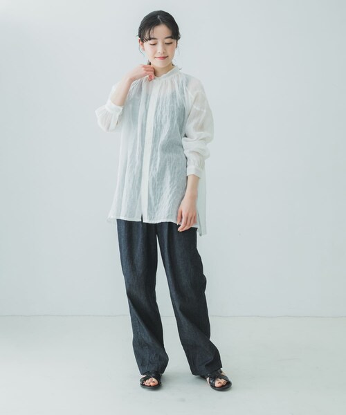 COSMIC WONDER（コズミックワンダー）の「COSMIC WONDER Clestial farmer shirts（その他・レディース・Black/White・M）」の9枚目の写真