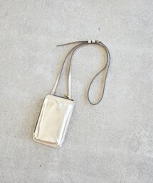 RIVE DROITE | 《予約》【VIOLAd'ORO(ヴィオラドーロ)】メタリックスマホポシェット(ショルダーバッグ)