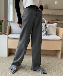 DHOLIC | ワイドストレートパンツ(デニムパンツ)