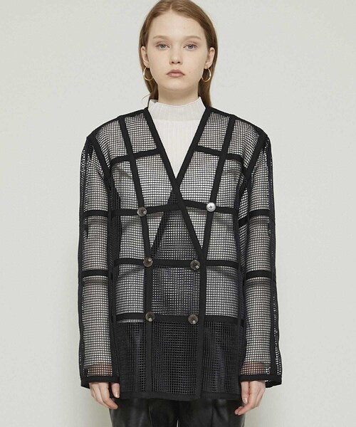 AKIRANAKA（アキラナカ）の「オンブレッタネットジャケット(AS2125