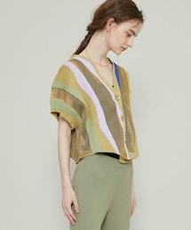 イネスネットコンビニットカーディガン AS2134