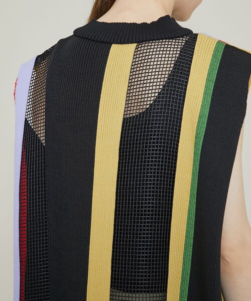 AKIRANAKA（アキラナカ）の「レイナコンビニットドレス (AS2131)（ワンピース/ドレス・レディース・BLACK）」の7枚目の写真