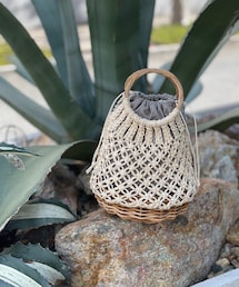 RIVE DROITE | 《予約》【VIOLAd'ORO(ヴィオラドーロ)】ミニカゴバッグ(かごバッグ)