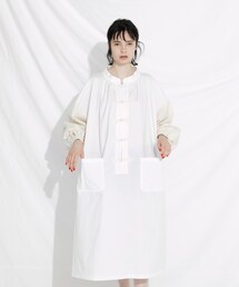 F/CE. （エフシーイー）の「F/CE.®︎ CHINA UF SMOCK DRESS / エフシーイー チャイナ スモックドレス（シャツワンピース）」