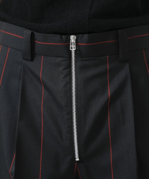 LITTLEBIG（リトルビッグ）の「Stripe Short Trousers（パンツ・メンズ・BLACK/BROWN/NAVY・44/46）」の21枚目の写真
