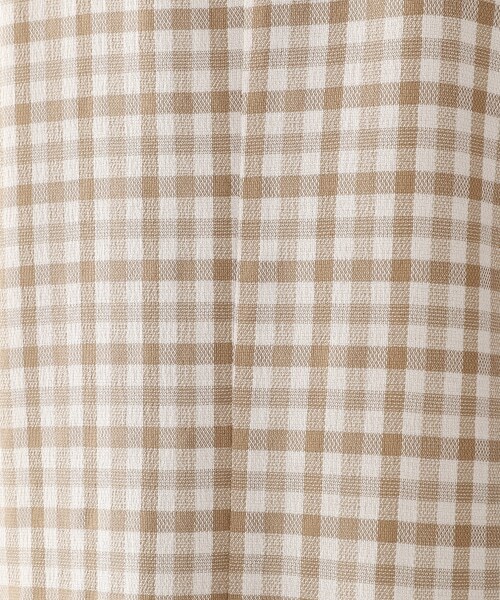 LOWRYS FARM（ローリーズファーム）の「バスケットチェックジャケットＳＳ（ジャケット/アウター・ベージュ/グリーン）」の14枚目の写真