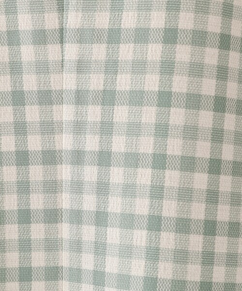 LOWRYS FARM（ローリーズファーム）の「バスケットチェックジャケットＳＳ（ジャケット/アウター・ベージュ/グリーン）」の15枚目の写真