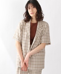 LOWRYS FARM | バスケットチェックジャケットＳＳ(ジャケット/アウター)