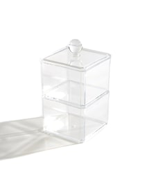 3coins（3coins）の「【揃えたくなる！スリコの新作コスメ】クリアコットンケース（その他ボディ・ヘアケア）」