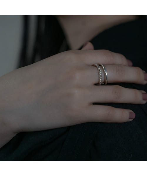 Scat（スキャット）の「"Duality" ring（リング・レディース・シルバー・S   (7〜11号程度)/M (11〜15号程度)/SS (3〜7号程度)）」の5枚目の写真