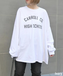 Sheson | ロゴロングTシャツ(Tシャツ/カットソー)