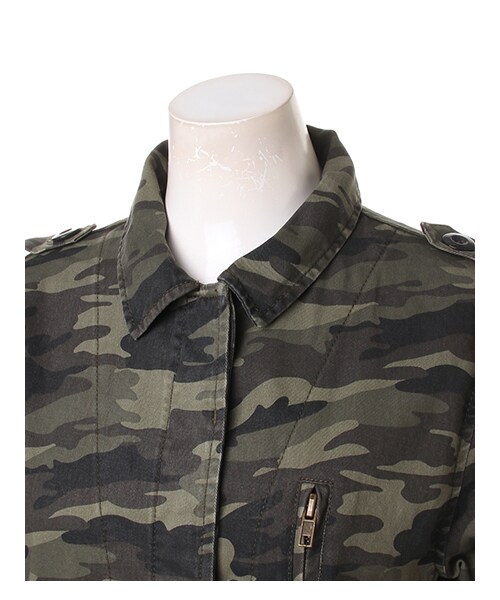 INGNI（イング）の「ミリタリージャケット（ジャケット/アウター・レディース・ｸﾛ/ｶｰｷ/ﾒｲｻｲ・M）」の3枚目の写真