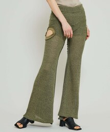 CYCLE（サイクル）の「サークルカットアウトニットトラウザー CYCLE21SS-011（パンツ）」