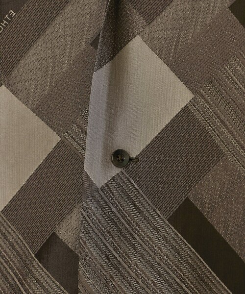 ETHOSENS(エトセンス)の「BIAS PATTERN SHORT SLEEVE SH(その他・メンズ・WINE/NAVY・1/2)」の15枚目の写真