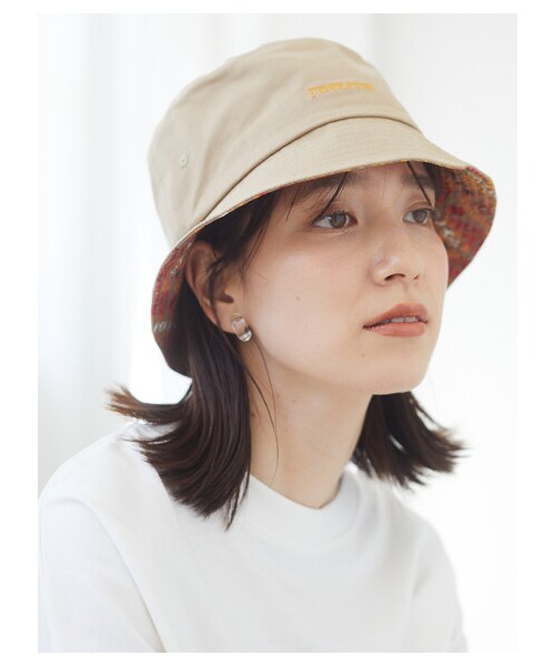 Green　Parks（グリーンパークス）の「・PENDLETON ロゴハット（帽子・ブラック/ベージュ・F）」の13枚目の写真