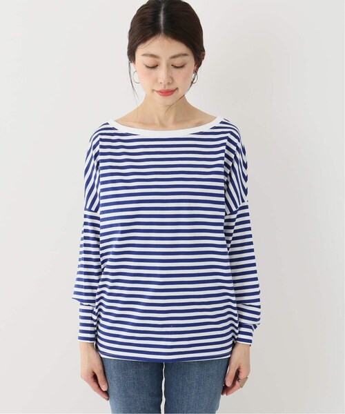 plage 【RIAM】FEMININEテンジクボーダーTシャツ plage（プラージュ）の「【R'IAM】FEMININE テンジクボーダーTシャツ