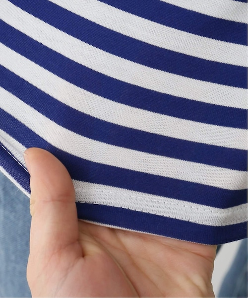 【R’IAM】FEMININE テンジクボーダーTシャツ plage（プラージュ）の「【R'IAM】FEMININE テンジクボーダーTシャツ