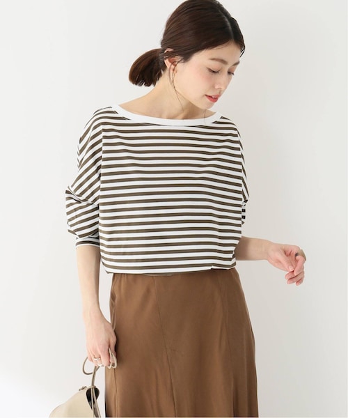 Plage - 【R’IAM】FEMININE テンジクボーダーTシャツ plage（プラージュ）の「【R'IAM】FEMININE テンジクボーダーT