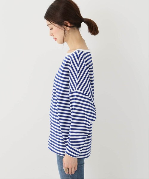 plage（プラージュ）の「【R'IAM】FEMININE テンジクボーダーTシャツ