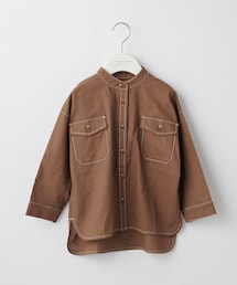 CIAOPANIC TYPY | 【KIDS】【OSORO】コットンリネン サファリシャツ(シャツ/ブラウス)