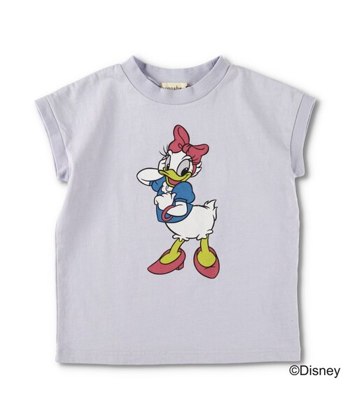 BRANSHES(ブランシェス)の「【Disney】フレンチスリーブTシャツ(Tシャツ/カットソー・キッズ・オフホワイト/ライトグレー・100cm~140cm)」の2枚目の写真