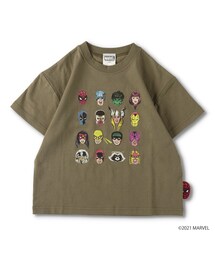 【MARVEL COMICS】キャラクター勢ぞろいTシャツ