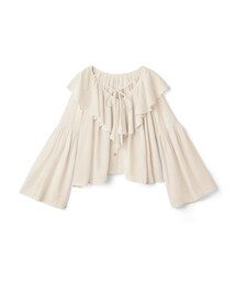 GRL（グレイル）の「ラッフルフリルブラウス（シャツ/ブラウス・レディース）」
