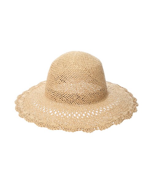 Green　Parks（グリーンパークス）の「・レース編みハット（帽子・ベージュ/キャメル・F）」の8枚目の写真