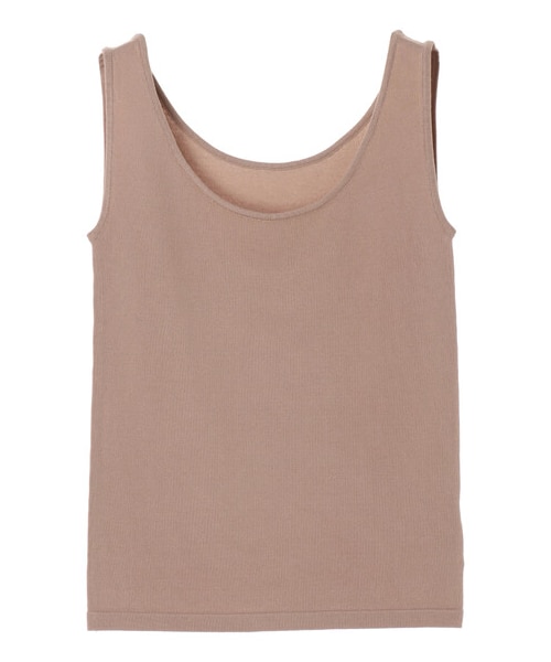 earth music&ecology(アースミュージックアンドエコロジー)の「2wayクルーネックニットタンクトップ(トップス・アイボリー/モカ/ピンクベージュ・S/M/L)」の11枚目の写真