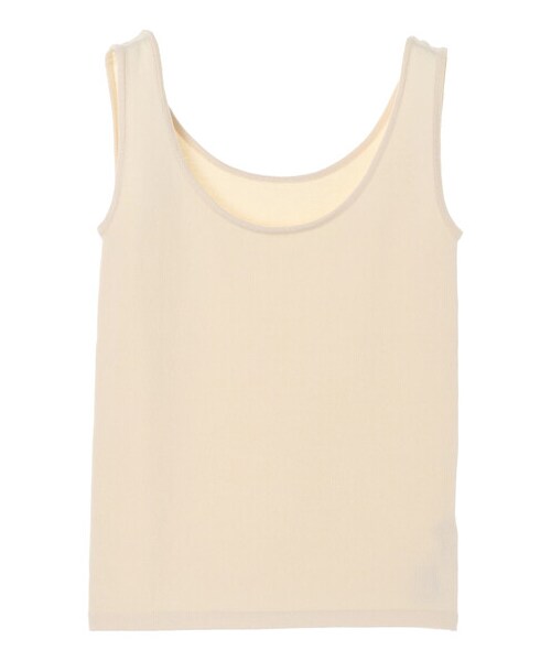 earth music&ecology(アースミュージックアンドエコロジー)の「2wayクルーネックニットタンクトップ(トップス・アイボリー/モカ/ピンクベージュ・S/M/L)」の9枚目の写真