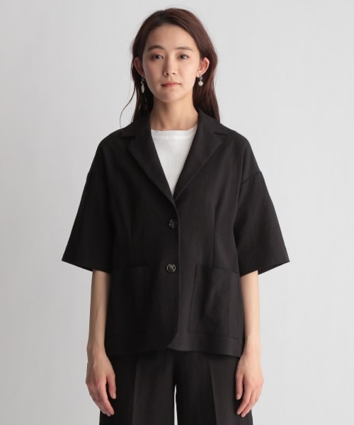 Andemiu(アンデミュウ)の「オーバーサイズジャケット(ジャケット/アウター・ブラック/ブラウン)」の13枚目の写真