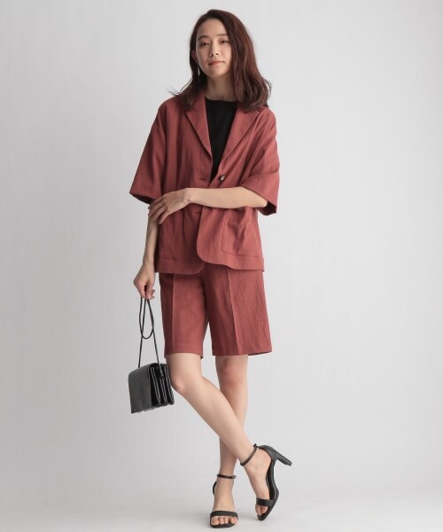 Andemiu(アンデミュウ)の「オーバーサイズジャケット(ジャケット/アウター・ブラック/ブラウン)」の8枚目の写真