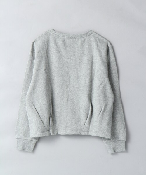 JEANASIS（ジーナシス）の「フロントビジューウラケPO（トップス・レディース・オフホワイト/ブラック/グレー・FREE）」の4枚目の写真