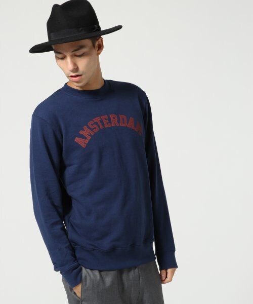 RAGEBLUE（レイジブルー）の「ウラケプリントクルー長袖（トップス・メンズ・ホワイト/ブラック/グレー/ワイン/ネイビー・Ｍ/Ｌ）」の4枚目の写真