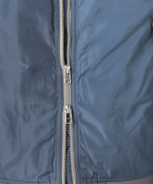 MORGAN HOMME（モルガンオム）の「ヴィンテージライクMA1（984G41）（ジャケット/アウター・メンズ・カーキ/ブルー・M）」の6枚目の写真