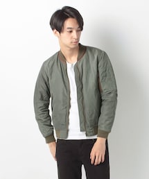 MORGAN HOMME | ヴィンテージライクMA1（984G41）(ジャケット/アウター)