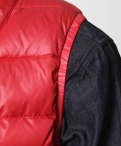 VANQUISH（ヴァンキッシュ）の「ナイロンシレーインナーダウンベスト[VJJ2162]（ジャケット/アウター・メンズ・ワイン/ロイヤルブルー/ネイビー・S/M/L）」の9枚目の写真