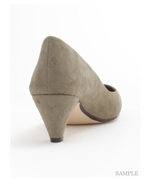 FRAY I.D（フレイアイディー）の「ローヒールパンプス（パンプス・レディース・BEG/KKI・38/36）」の4枚目の写真