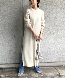 CAPRICIEUX LE'MAGE（カプリシューレマージュ）の「シアー切替ワンピース（ワンピース・レディース）」