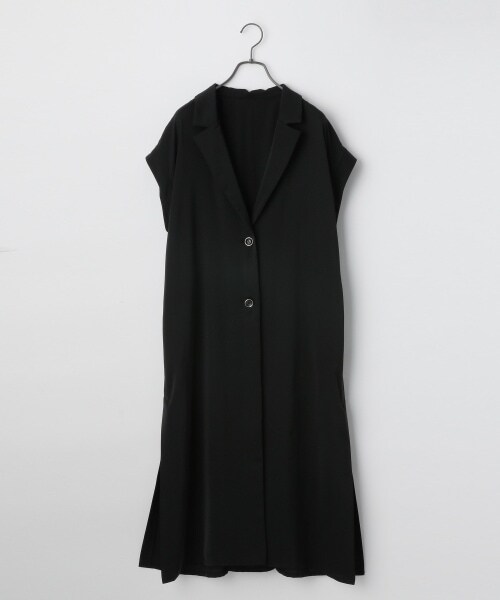 PAGEBOY（ページボーイ）の「ロングテーラーワンピース（ワンピース/ドレス・ブラック/グレージュ）」の5枚目の写真