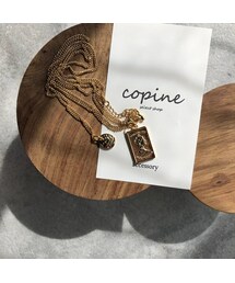 copine | プレート重ねづけゴールドネックレス【クリックポスト対象商品】(ネックレス)
