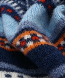 HELIOPOLE（エリオポール）の「QUINTON AND CHADWICK ボーダーマフラー