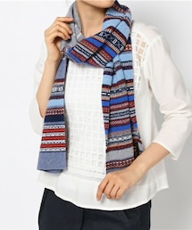 HELIOPOLE（エリオポール）の「QUINTON AND CHADWICK ボーダーマフラー