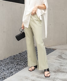 CAPRICIEUX LE'MAGE | フレアフロントベンツパンツ(その他パンツ)