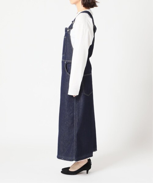 SLOBE IENA LE DENIM スリット入りジャンパースカート　M SLOBE IENA LE DENIM スリット入りジャンパースカート M - メルカリ