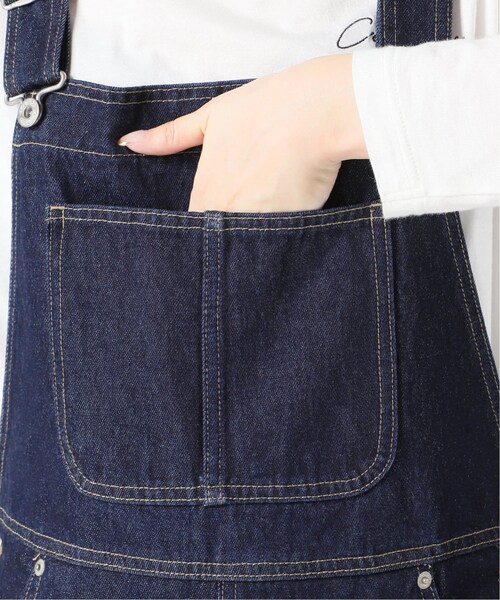 SLOBE IENA LE DENIM スリット入りジャンパースカート　M SLOBE IENA（スローブイエナ）の「LE DENIM フロントスリット