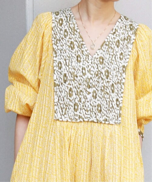 SLOBE IENA SARA MALLIKA ストライプフリルブラウス SLOBE IENA SARA MALLIKA ストライプフリルブラウス レディース
