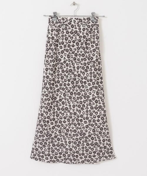 URBAN RESEARCH（アーバンリサーチ）の「印花長裙（スカート・レディース・駝色/炭灰色・36/38）」の2枚目の写真