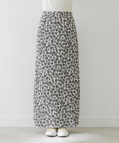 URBAN RESEARCH（アーバンリサーチ）の「印花長裙（スカート・レディース・駝色/炭灰色・36/38）」の14枚目の写真